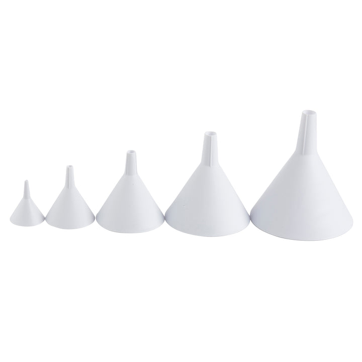 Tablecraft 5 Piece Plastic Funnel Set-1 Each