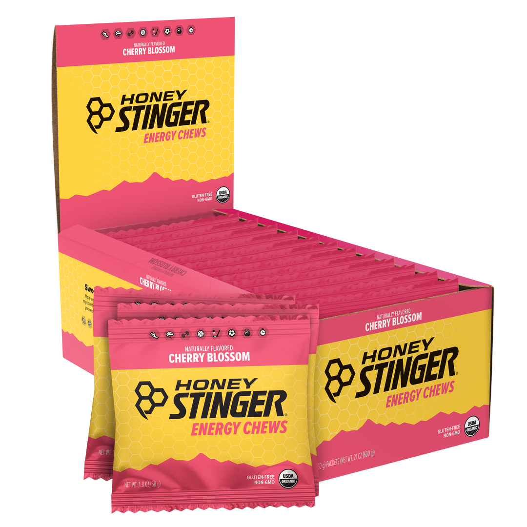 Honey Stinger Cherry Blossom Organic Energy Chew-1.8 oz.-12/Box-8/Case