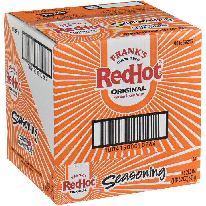 Frank's Redhot Original Seasoning Hot Sauce Shaker-610 Gram-6/Case