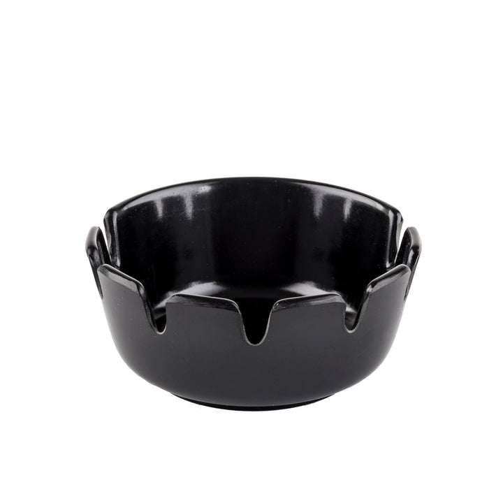 Tablecraft 4 Inch Black Ashtray-12 Count-6/Case