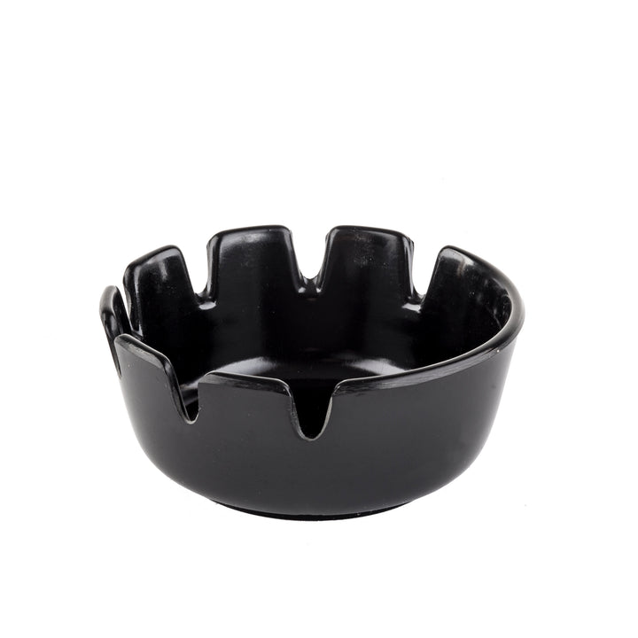 Tablecraft 4 Inch Black Ashtray-12 Count-6/Case