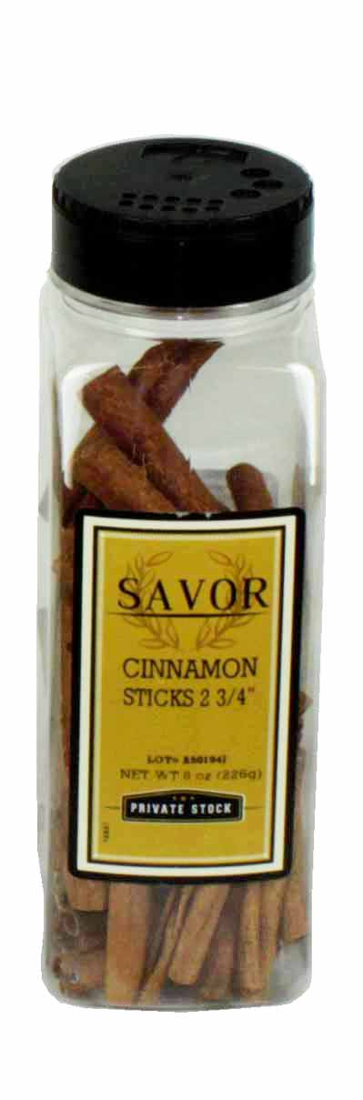 Savor Imports Cinnamon Sticks 2.75"-8 oz.-6/Case