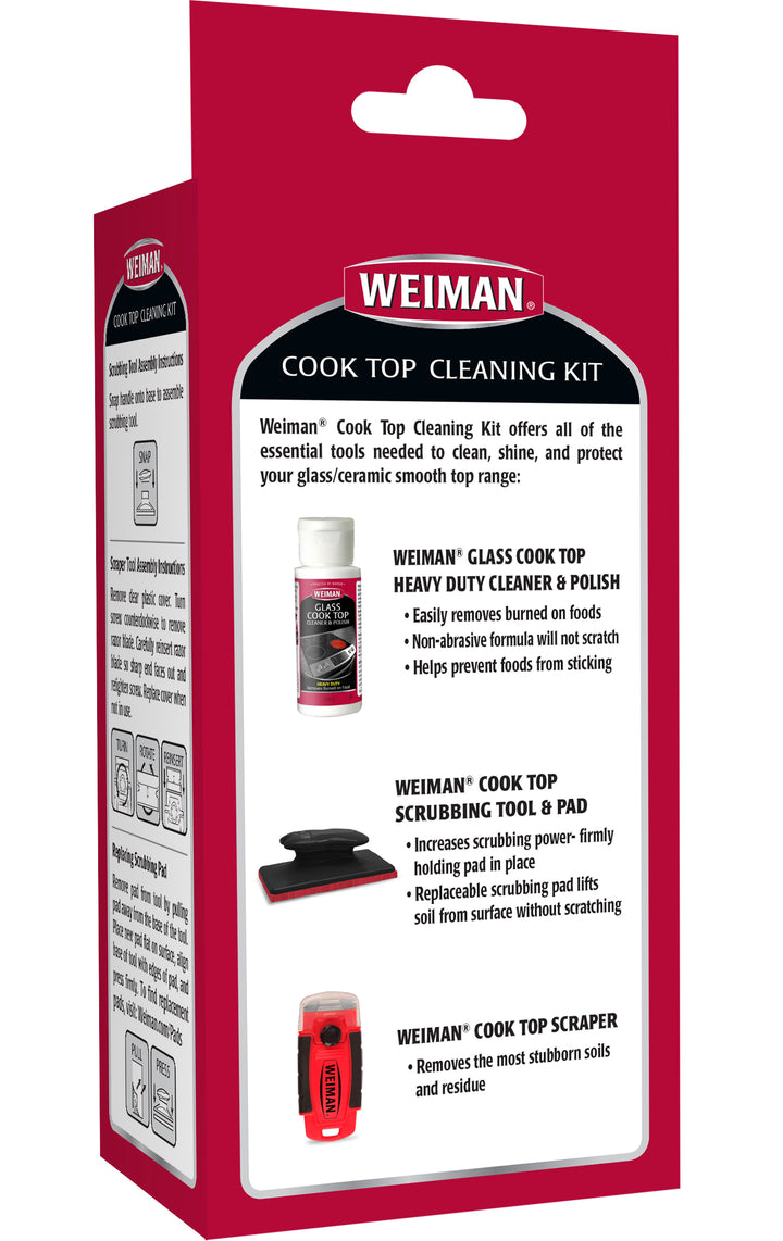 Weiman Products Cook Top Cleaning Kit 6/1 Cnt.