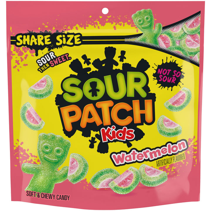Sour Patch Watermelon Gummy Candy Bag-12 oz.-12/Case