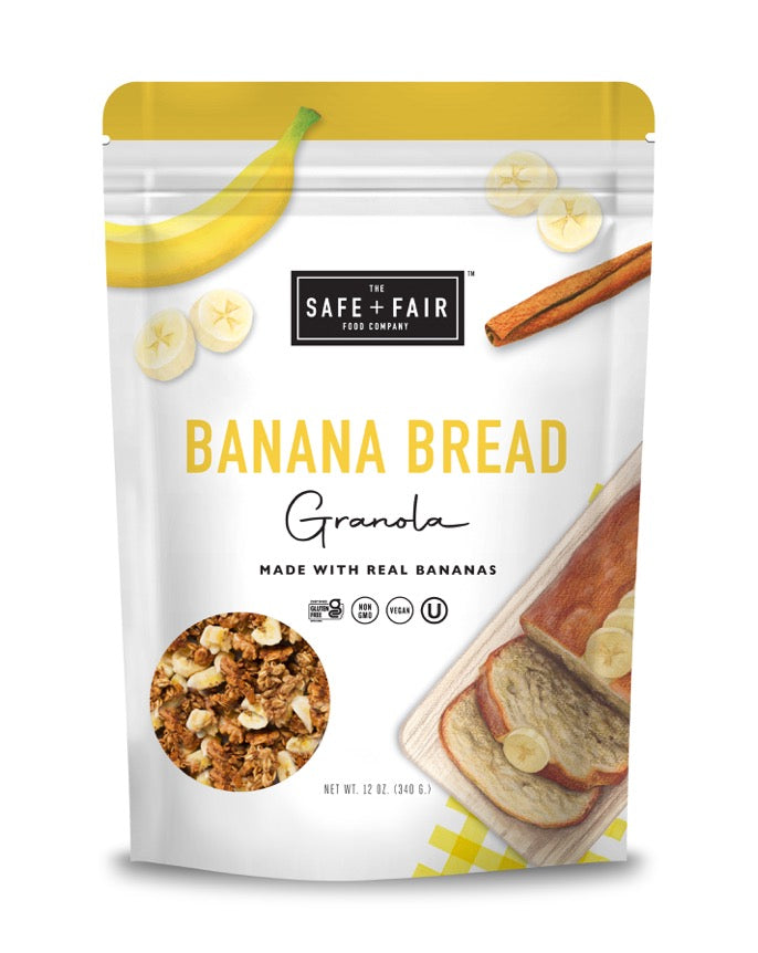 Safe + Fair Granola Banana Bread-12 oz.-6/Case