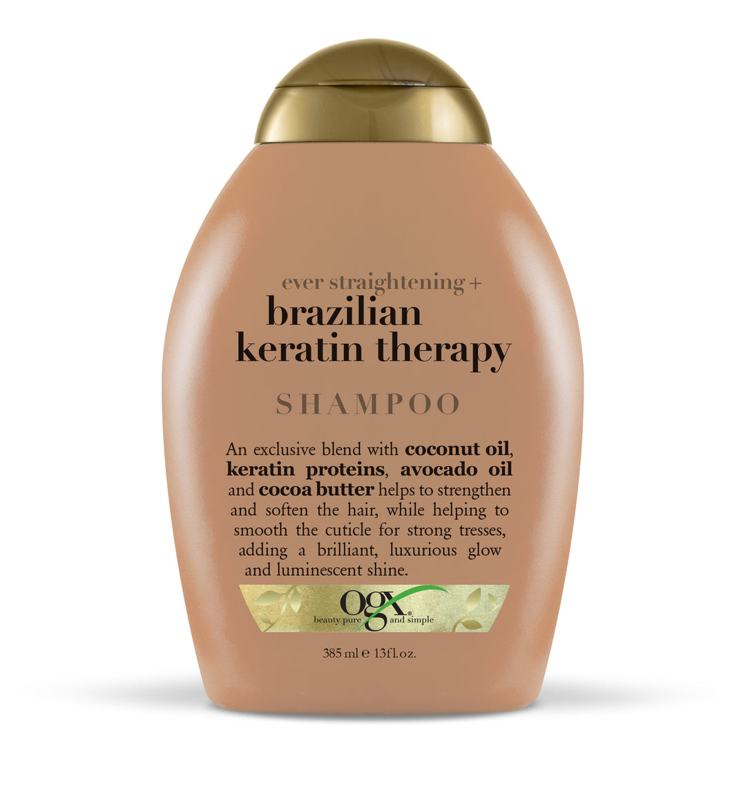 OGX Brazilian Keratin Shampoo-385 Milileter-4/Case
