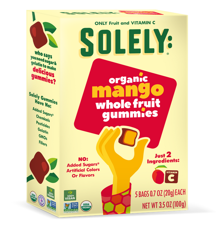 Solely Whole Gummies Mango-3.5 oz.-8/Case