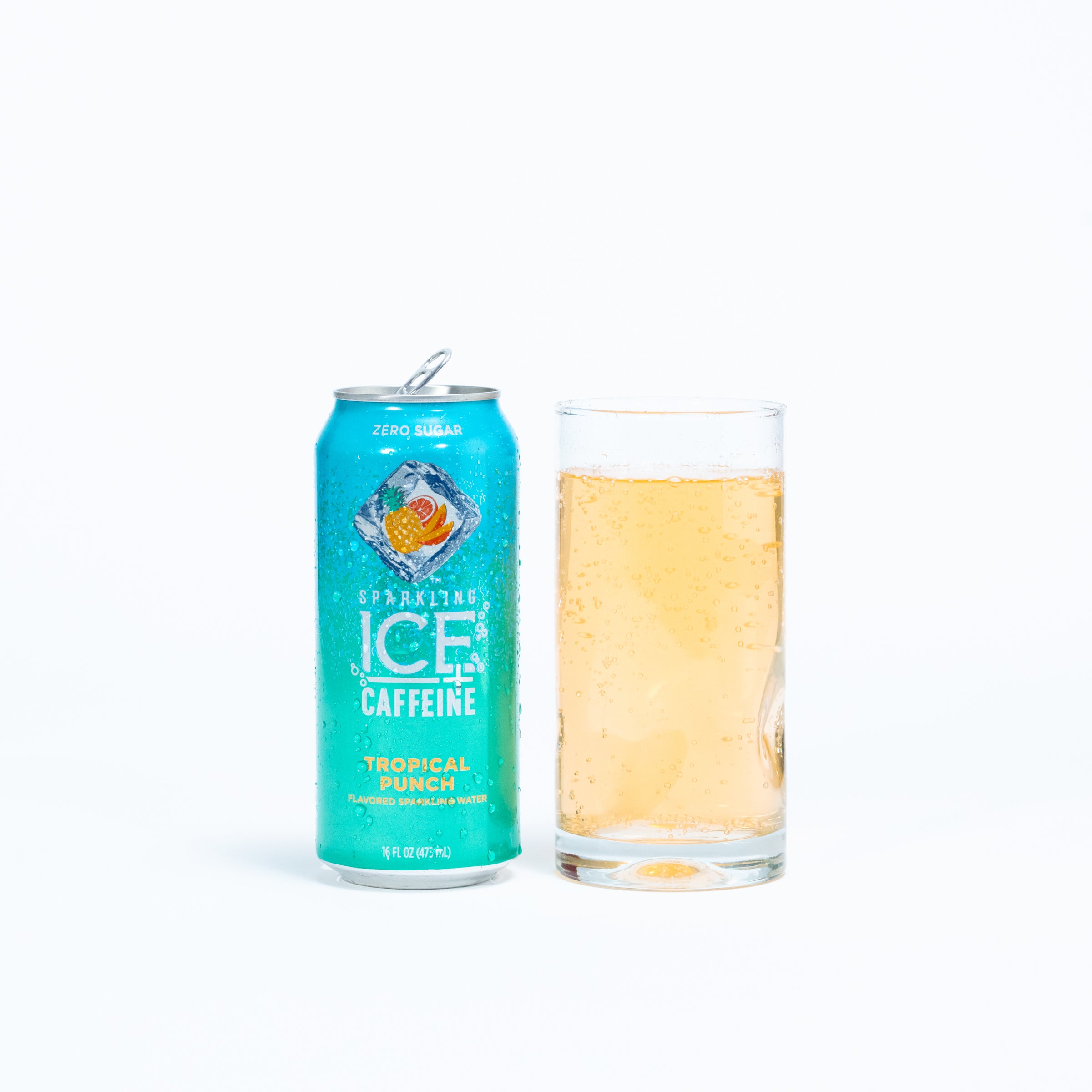Sparkling Ice And Caffeine Tropical Punch-16 fl oz.-12/Case MPN
