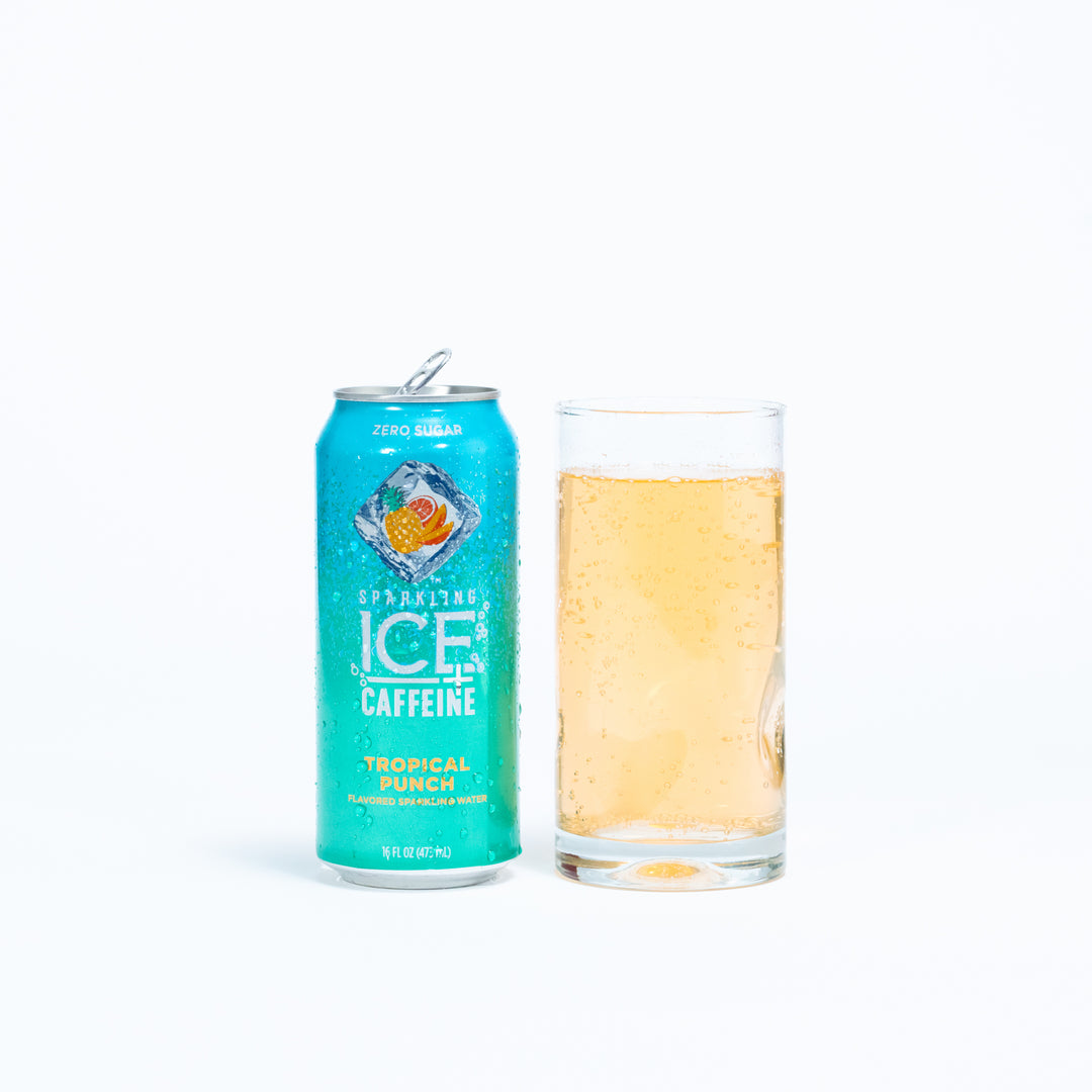 Sparkling Ice And Caffeine Tropical Punch-16 fl oz.-12/Case