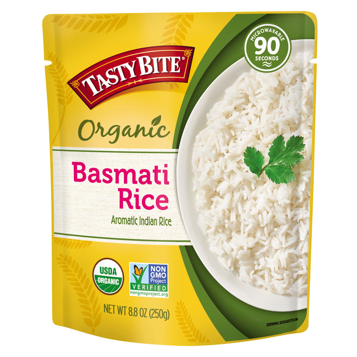Tasty Bite Organic Basmati Rice-8.8 oz.-6/Box-2/Case