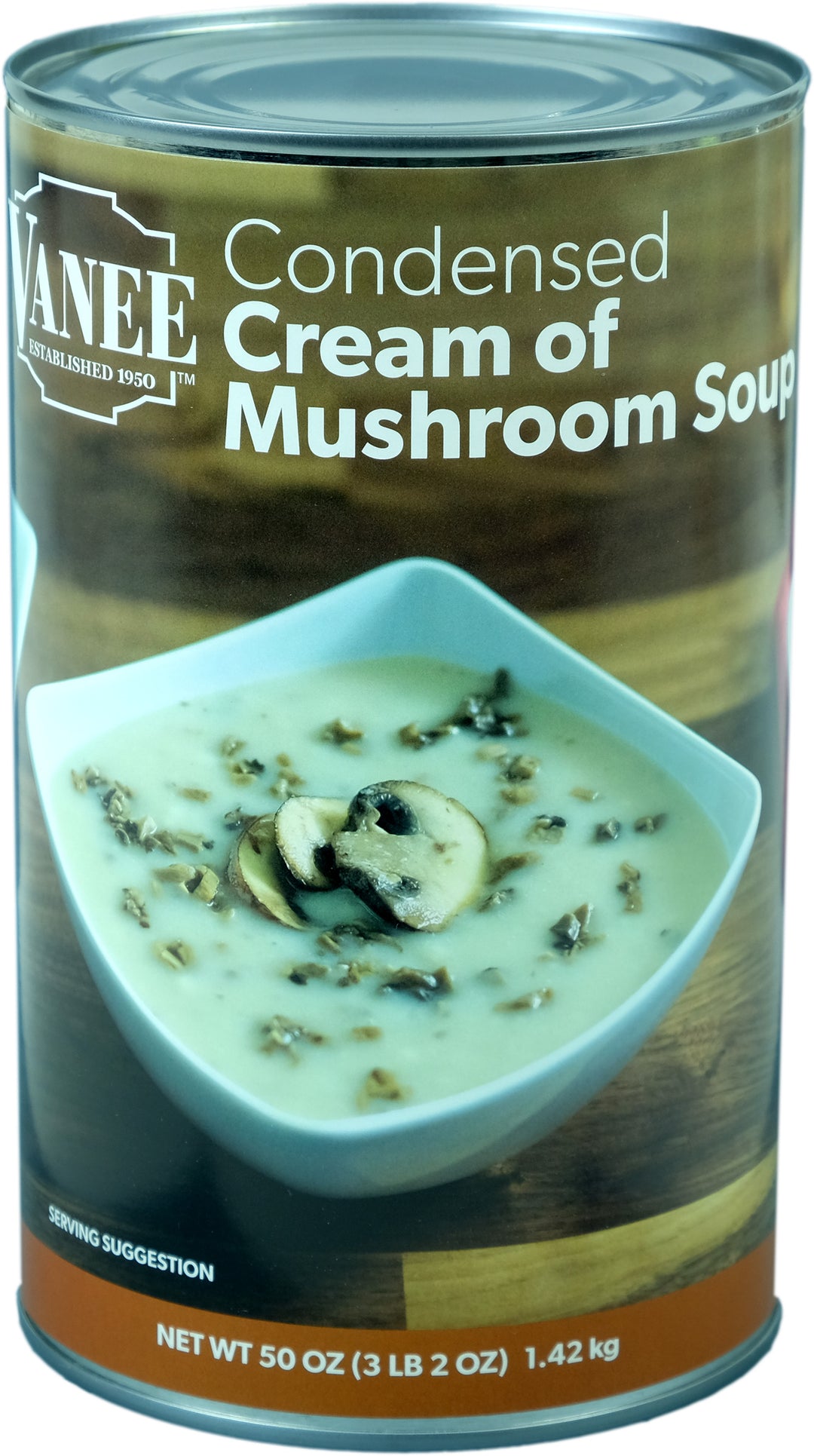 Vanee Cream Of Mushroom Soup-50 oz.-12/Case