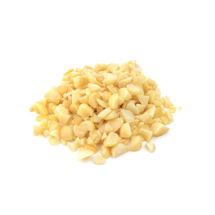 Azar Dry Roasted Unsalted Macadamia Nut Pieces-5 lb.-1/Case