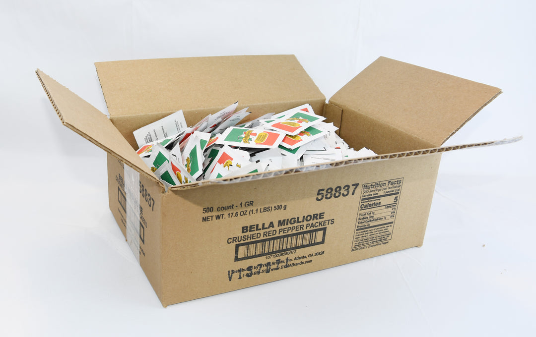 Bella Migliore Parmesan Cheese Packets-3.5 Gram-1/Box-200/Case