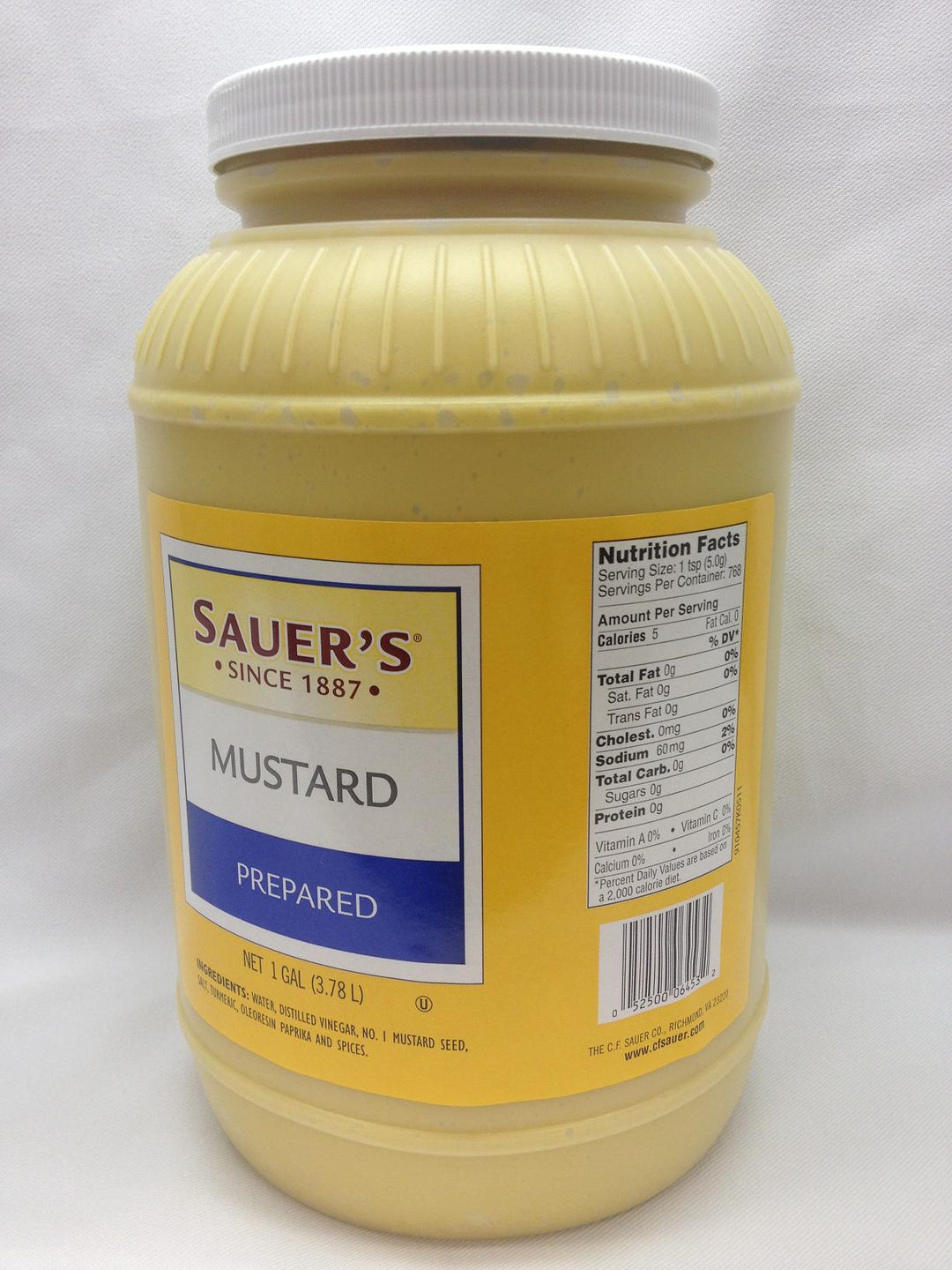 Sauer Salad Mustard Bulk-1 Gallon-4/Case