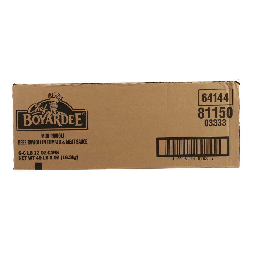 Chef Boyardee Miniature Ravioli With Tomato & Meat Sauce-108 oz.-6/Case