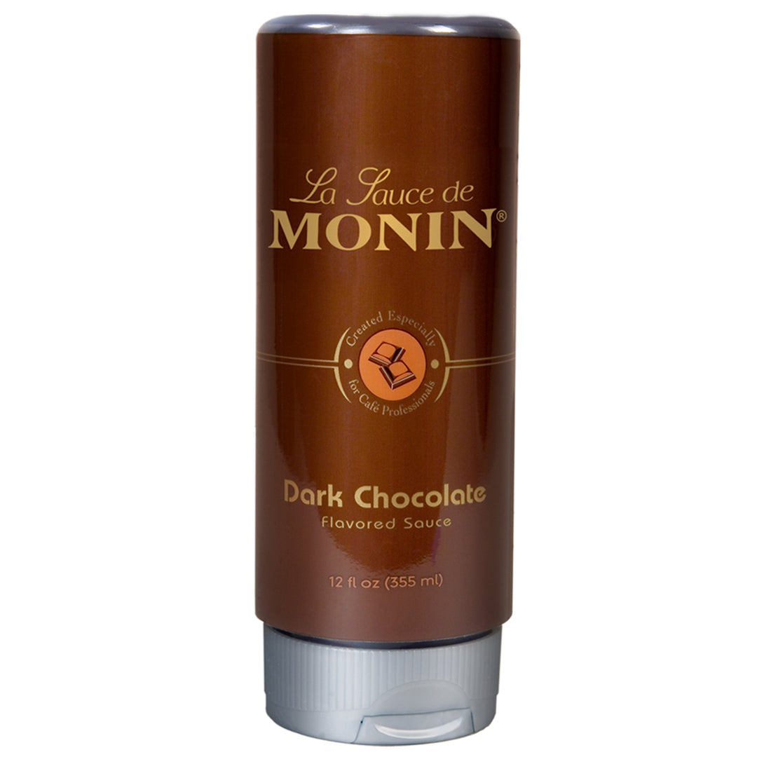 Monin Dark Chocolate Sauce-12 fl oz.s-1/Box-6/Case