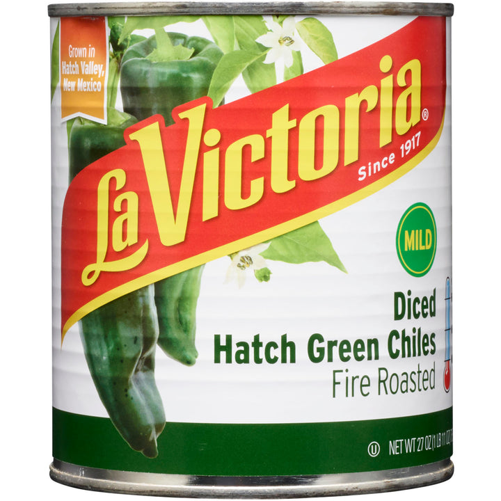 La Victoria Green Chile Diced Fire Roasted-27 oz.-12/Case