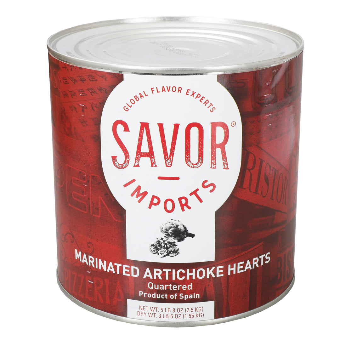 Savor Imports Marinated Artichoke Quarters-3 Kilogram-6/Case