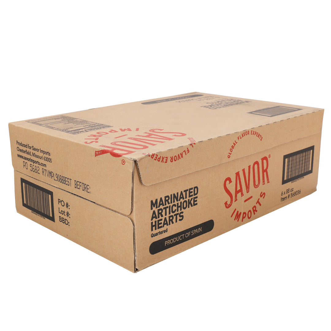 Savor Imports Marinated Artichoke Quarters-3 Kilogram-6/Case