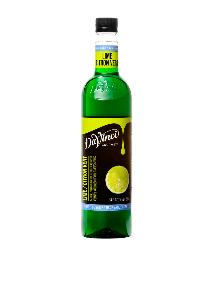 Davinci Gourmet Gourmet Sugar Free Lime Syrup-750 Milliliter-4/Case