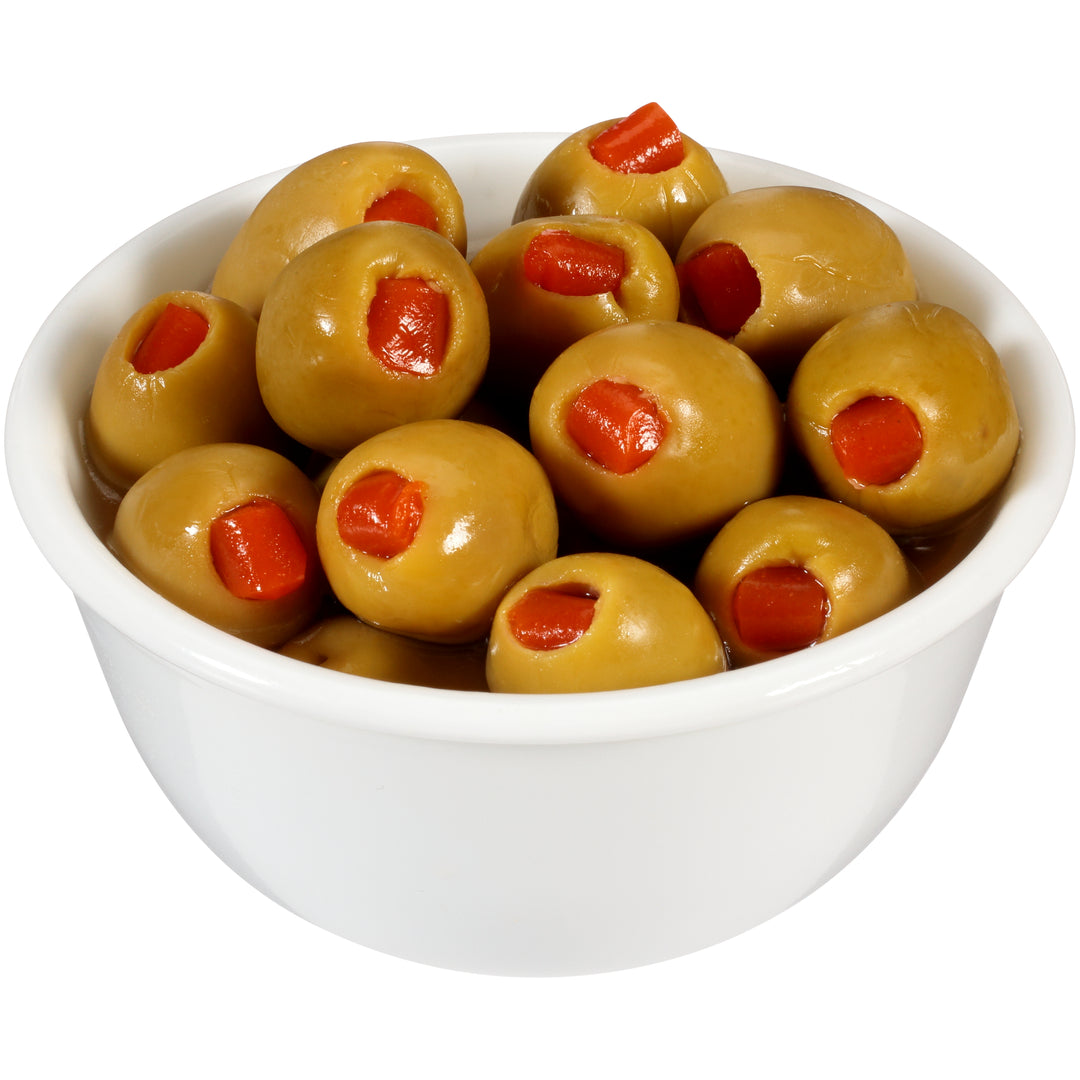 Pearls Pimiento Stuffed Olives Jar-10 oz.-12/Case