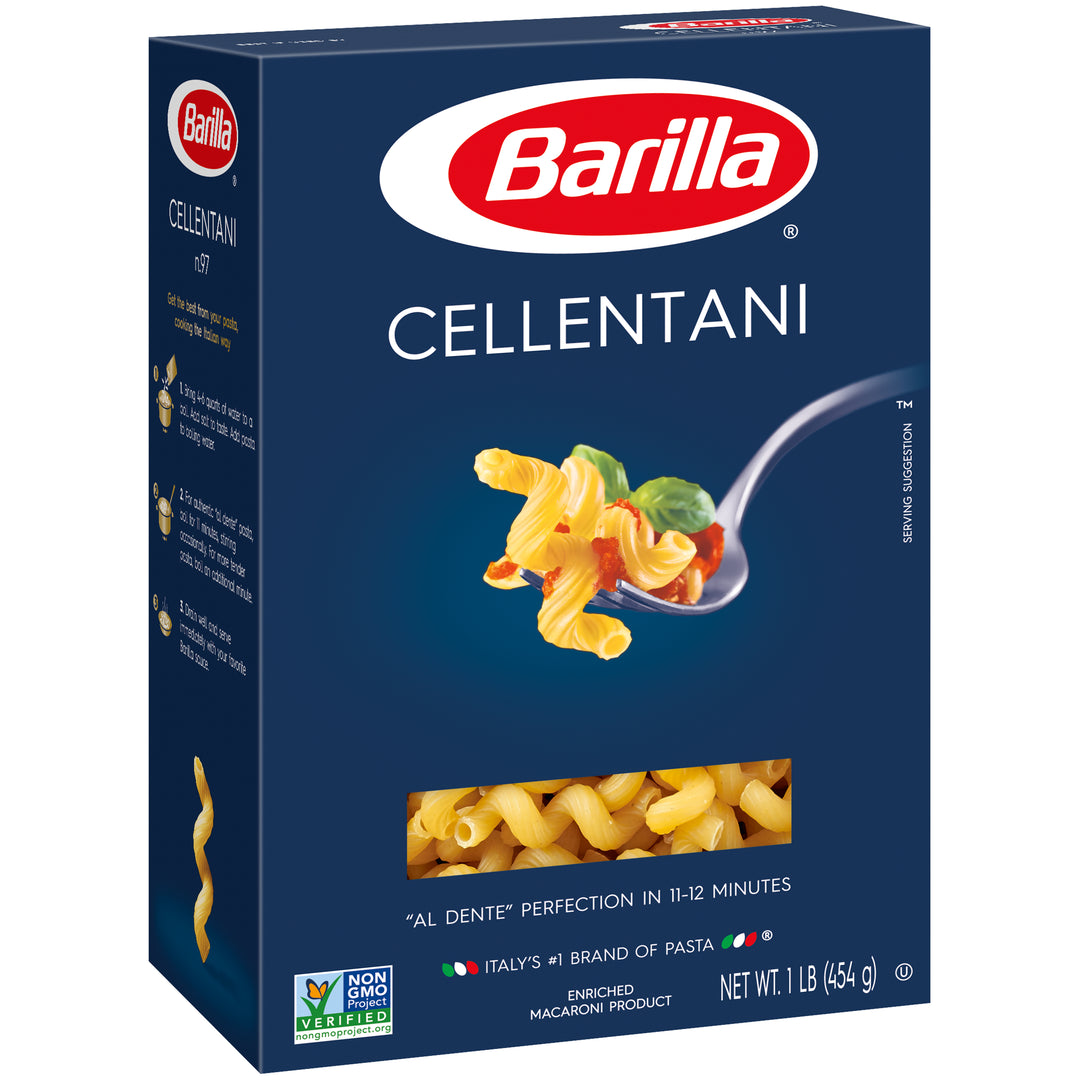 Barilla Cellentani Pasta-16 oz.-12/Case
