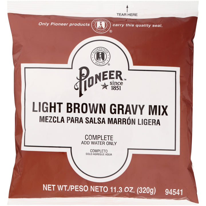 Pioneer Light Brown Gravy Mix-11.3 oz.-6/Case
