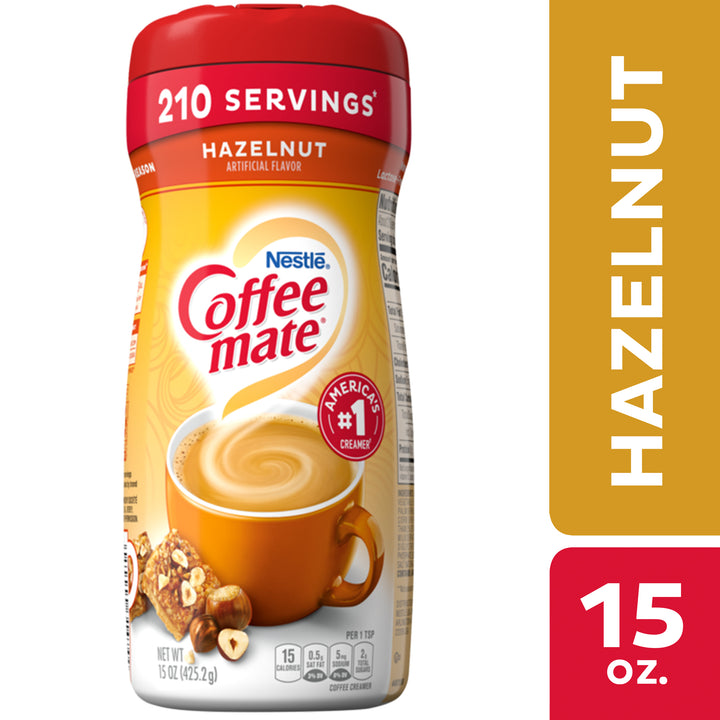 Coffee-Mate Hazelnut Powder Creamer-15 oz.-6/Case