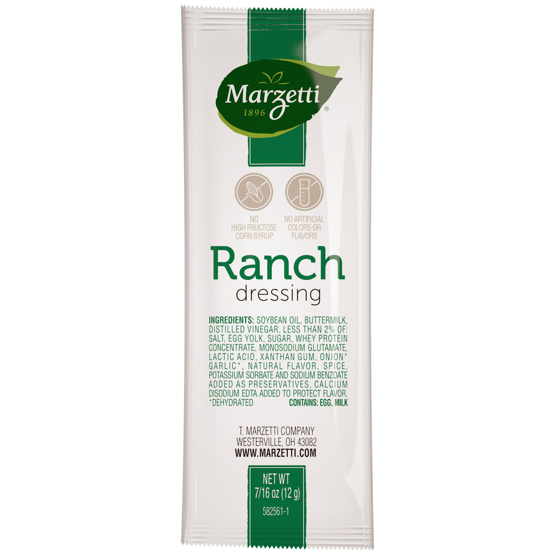 Marzetti Ranch Dressing Single Serve-12 Gram-204/Case