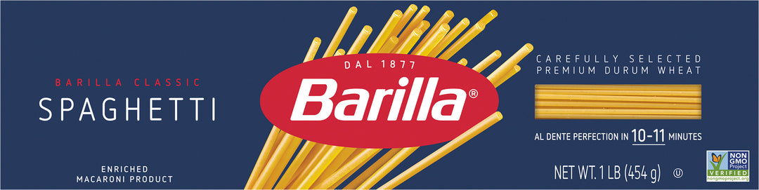 Barilla Spaghetti Pasta-16 oz.-20/Case