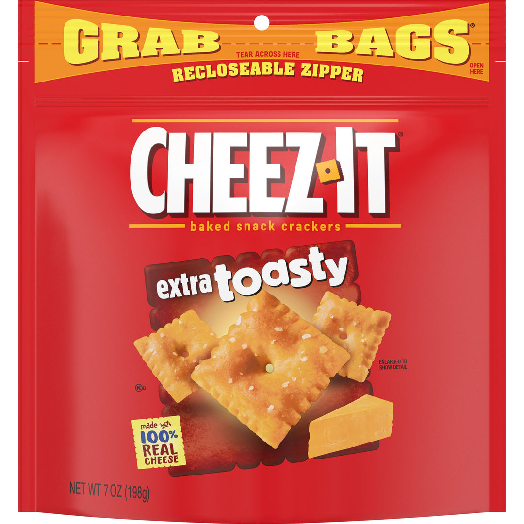 Kellogg's Cheez-It Crackers Extra Toasty-7 oz.-6/Case