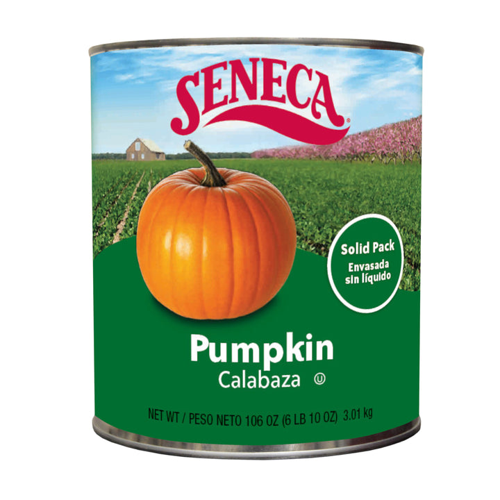 Seneca Pumpkin Solid Can-106 oz.-6/Case