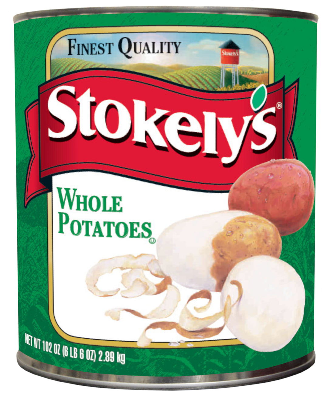 Stokely Potato Stokely White 75 Count-102 oz.-6/Case