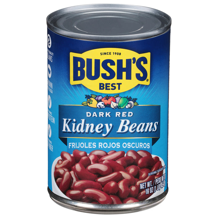 Bush's Best Dark Red Kidney Beans-16 oz.-12/Case