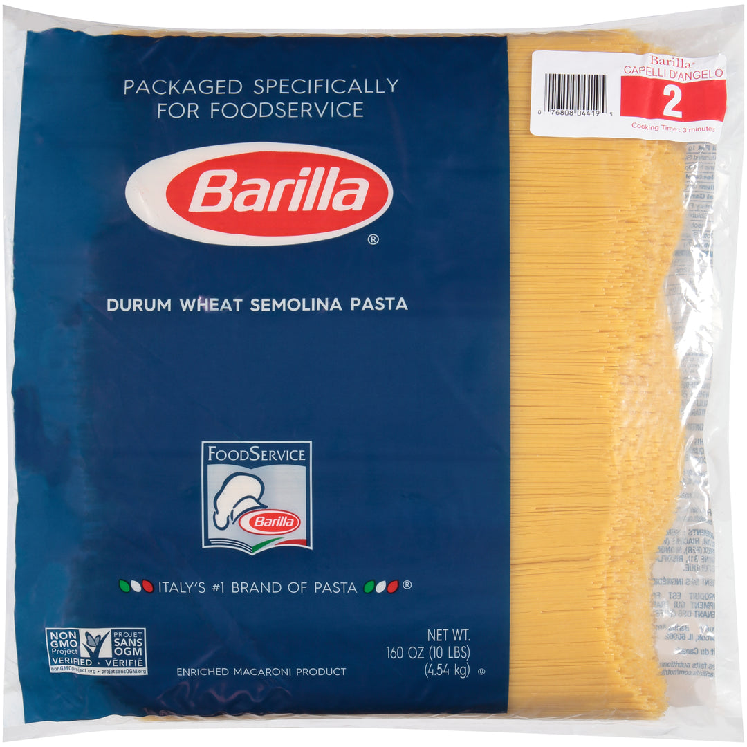 Barilla Capelli D'angelo Bulk Pasta-160 oz.-2/Case