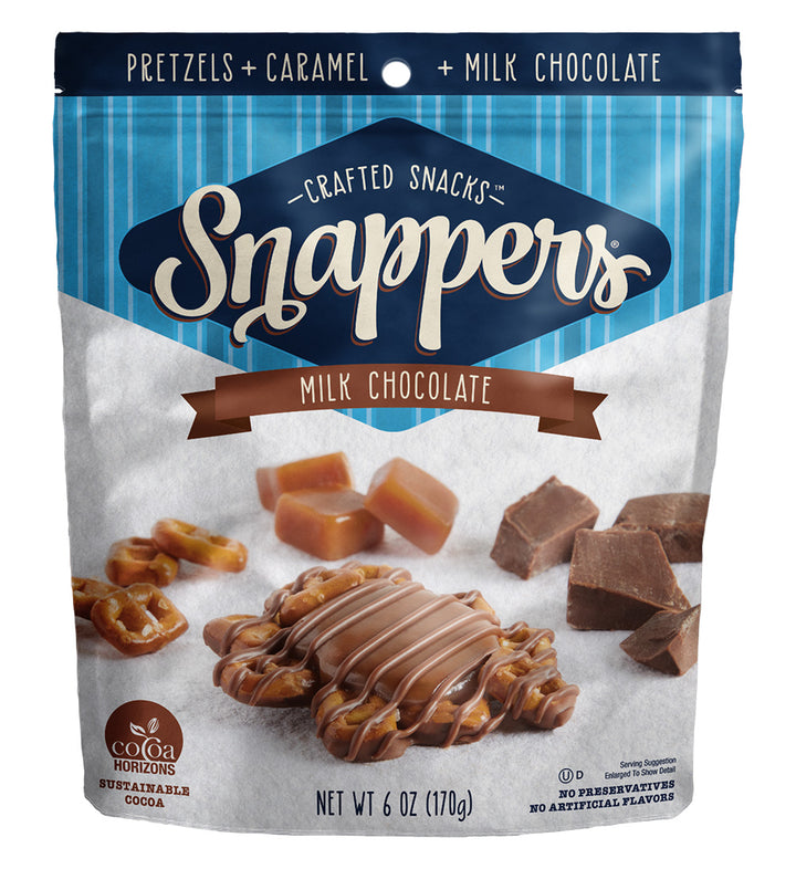 Snappers Milk Chocolate Pretzel-6 oz.-6/Case