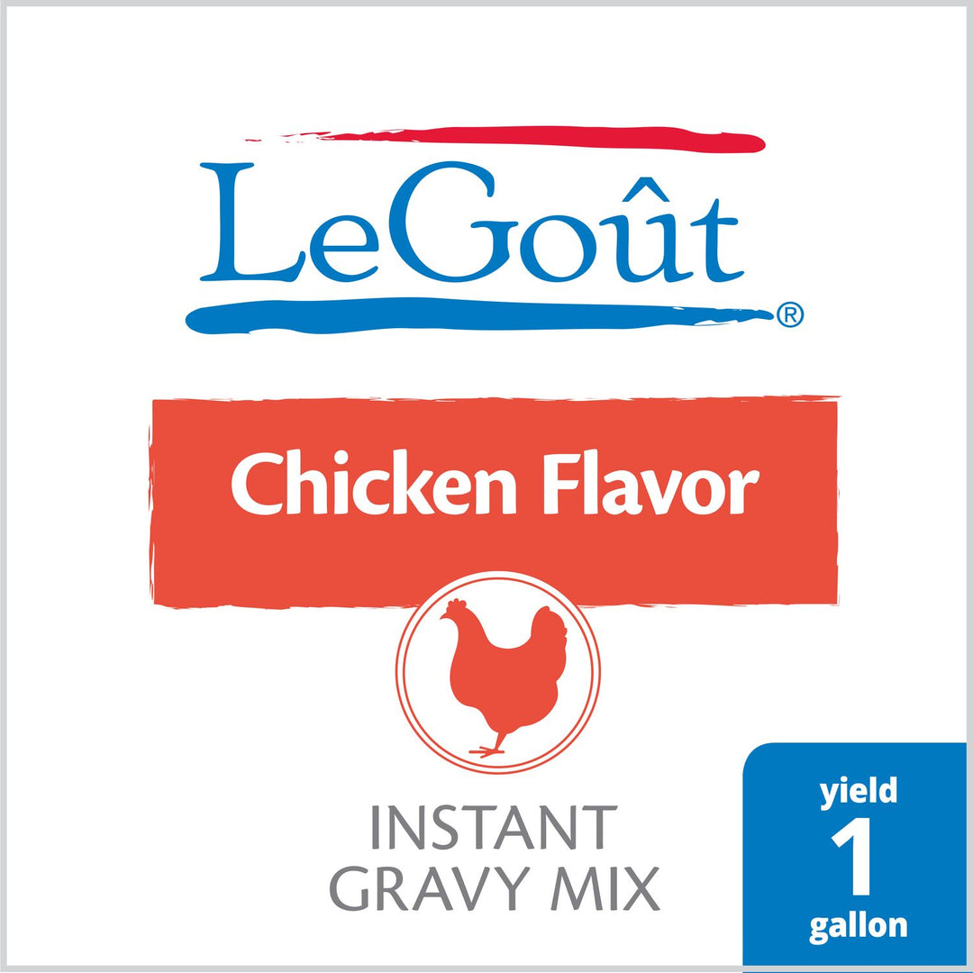 Legout Instant Chicken Gravy Mix-1 lb.-8/Case