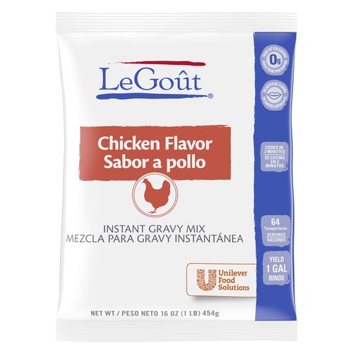 Legout Instant Chicken Gravy Mix-1 lb.-8/Case