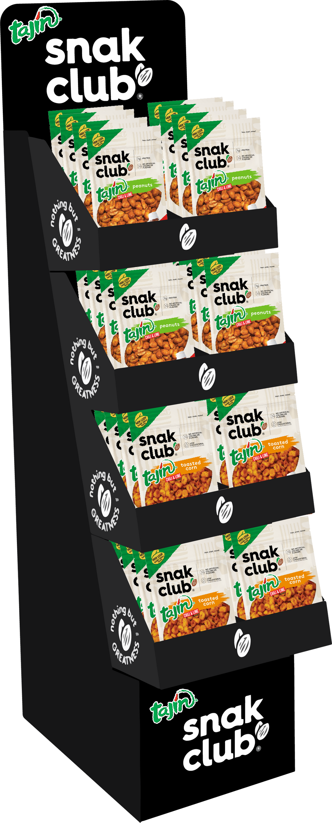 Snak Club Shipper Resealable Tajin Duo-4 oz.-2/Case