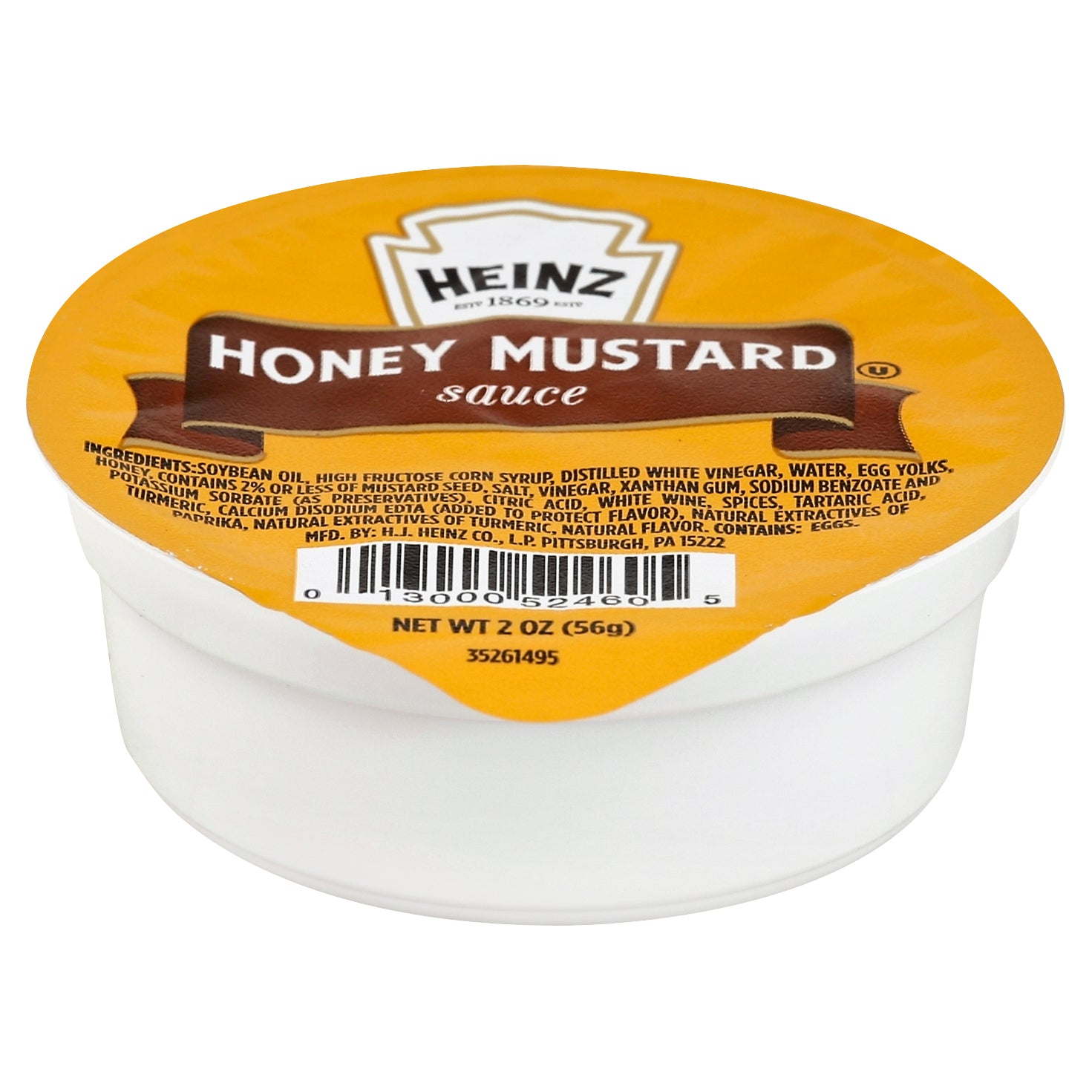 Heinz Honey Mustard Single Serve-2 oz.-60/Case MPN# 10013000524602
