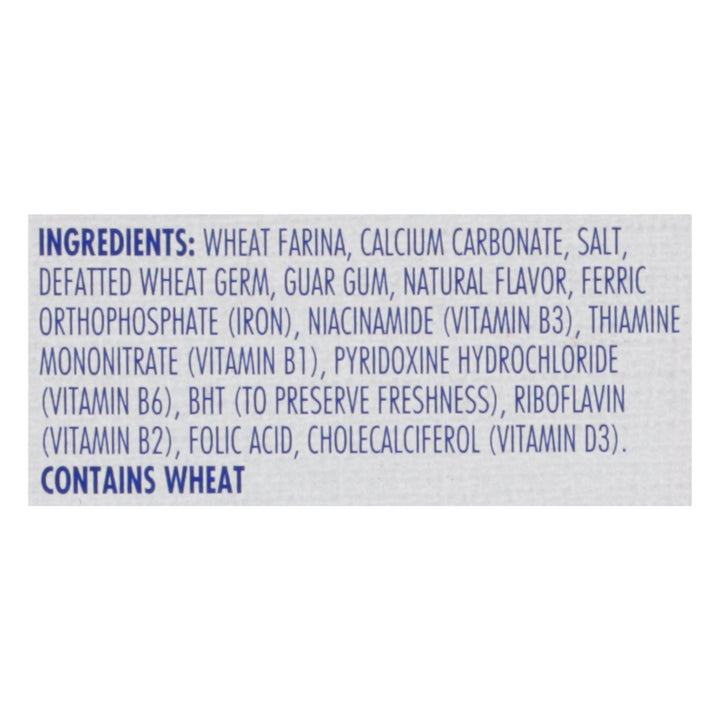 Cream Of Wheat Instant Original Foodservice-12 oz.-12/Case