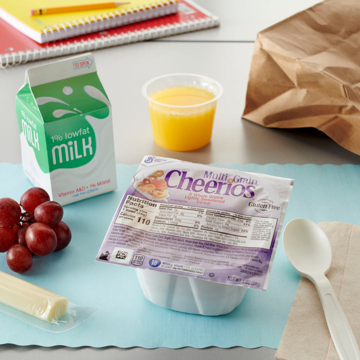 Cheerios Multigrain Bowl Pak Multi-Grain Cereal-1 oz.-96/Case