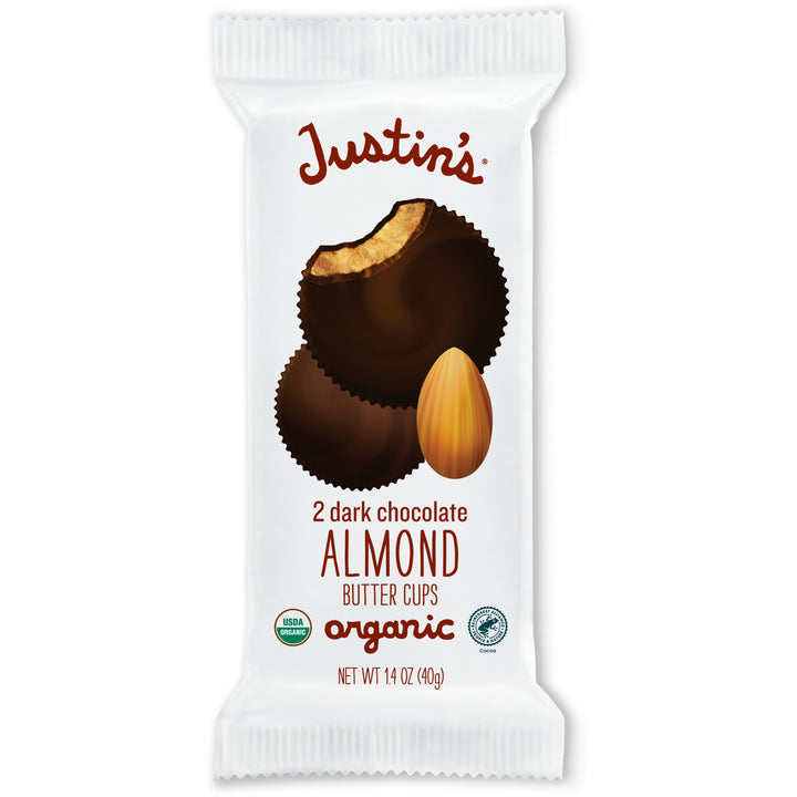Justin's Dark Chocolate Almond Butter Cup-1.4 oz.-12/Box-6/Case