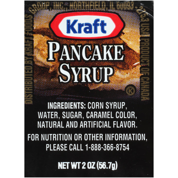 Kraft Table Pancake Syrup Cup Single Serve-10 lb.-1/Case