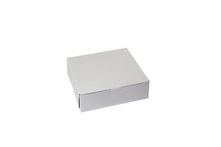 Boxit Corporation 8 Inch X 8 Inch X 2.5 Inch White Lock Corner Bakery Box 250/Case