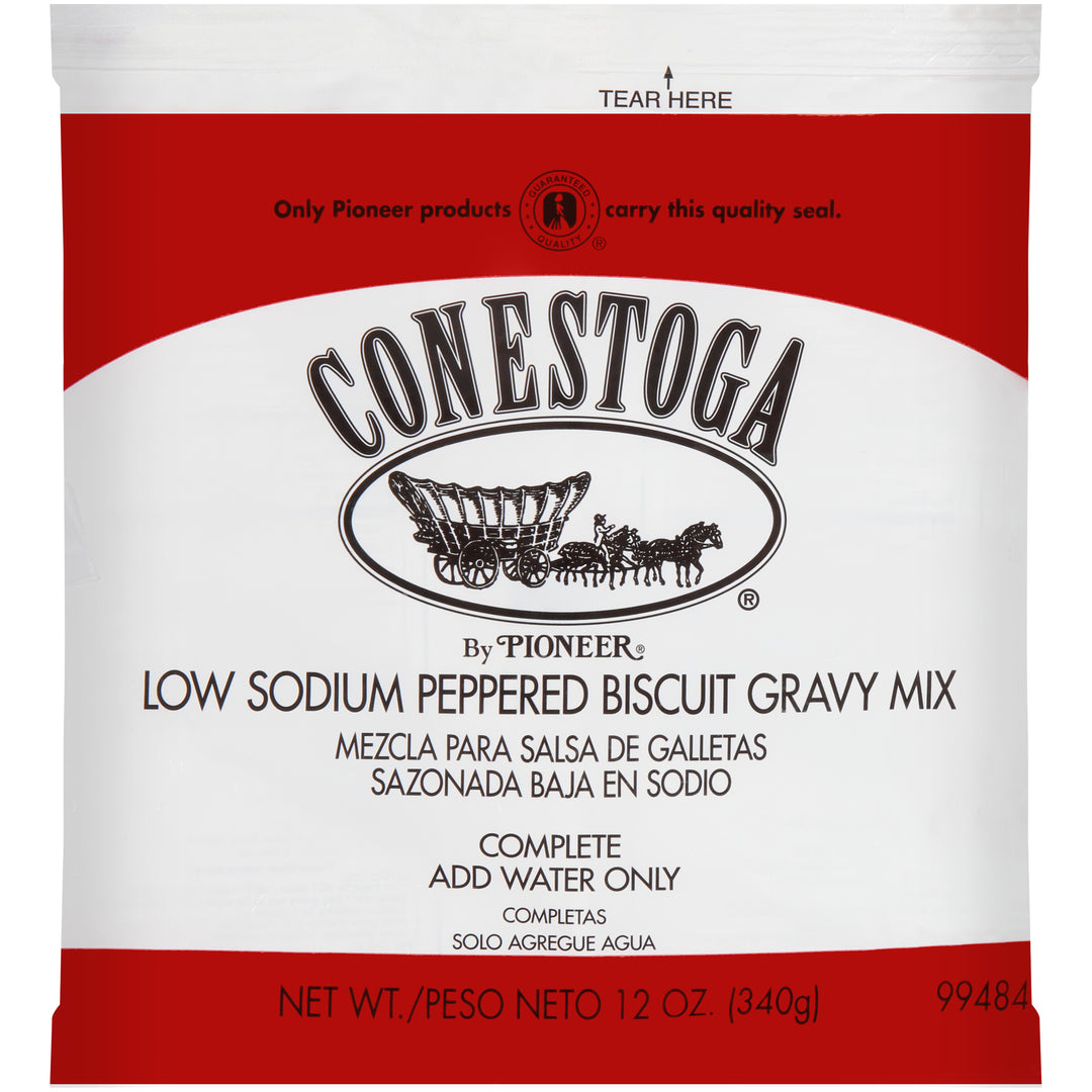 Conestoga Instant Low Sodium Peppered Mix-12 oz.-12/Case
