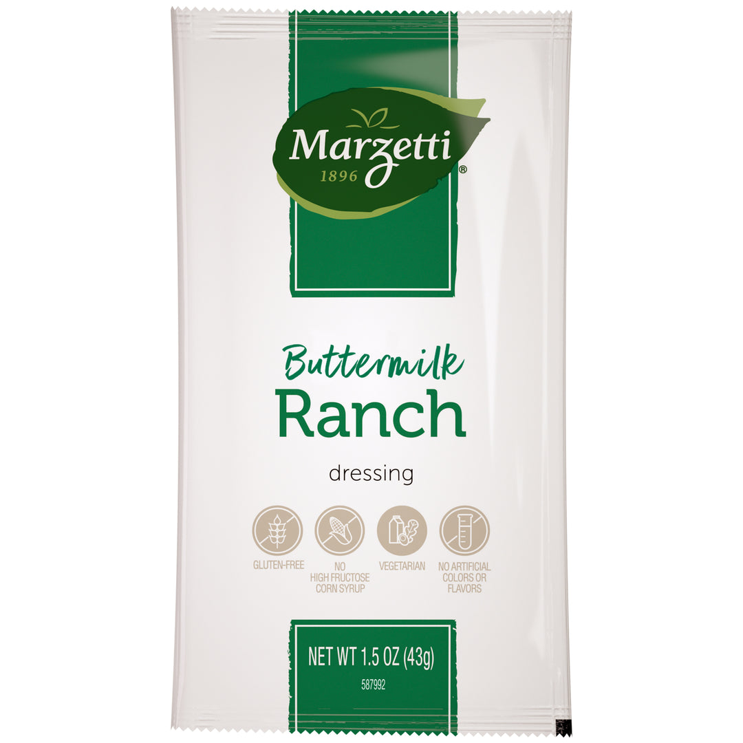 Marzetti Buttermilk Ranch Dressing Single Serve-1.5 oz.-120/Case
