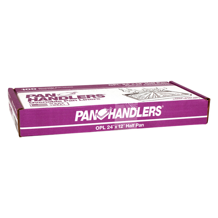 Panhandlers 24 Inch X 12 Inch Half Size 400 Degree Ovenable Pan Liner-100 Each-100/Box-1/Case