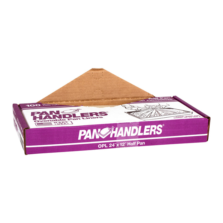 Panhandlers 24 Inch X 12 Inch Half Size 400 Degree Ovenable Pan Liner-100 Each-100/Box-1/Case