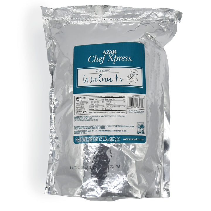 Chef Xpress Candied Walnut Pieces-2 lb.-3/Case
